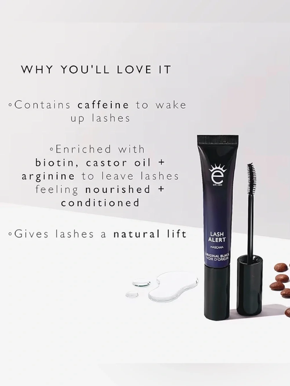 Eyeko Lash Alert Mascara Lift And Curl In Brown BRAND NEW